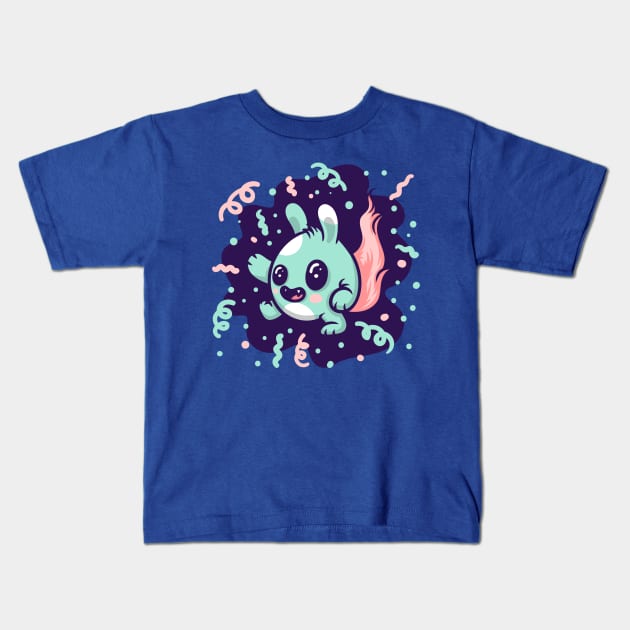 Cute monster Kids T-Shirt by UniqueDesignsCo